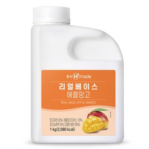 흥국 에프엔비 애플망고 농축액 1L 6개세트, 1kg, 6개