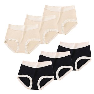더잘 스판 여성 팬티 6종세트 M~6XL ( 44 ~ 빅사이즈 )