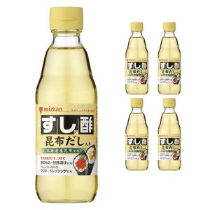 미츠칸 초밥 식초 다시마 국물 360mlx5개, 360ml, 5개