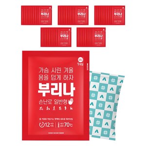 부리나 포켓형 손난로 일반형 90g, 50개