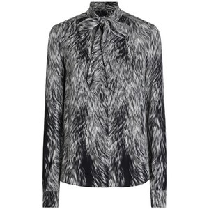 돌체앤가바나 애니멀 프린트 블라우스, 그레이계열, Italy 40(KR 44)