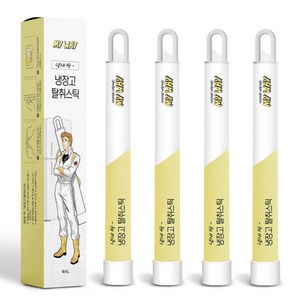 마이웨이 냉장고 탈취제 김치냄새제거 살균 99.9% 탈취스틱, 4ml, 4개