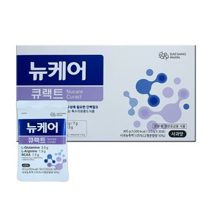 [대상웰라이프] 뉴케어 큐랙트 405g(13.5g x 30포) 1박스, 상세 설명 참조, 1개, 405g