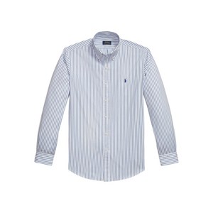 폴로랄프로렌 스트라이프 버튼다운 셔츠, 화이트계열+블루계열, Standard L(KR 40.5)