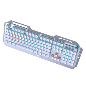 EWEADN 3모드 유무선 블루 라이트 에디션 기계식 키보드