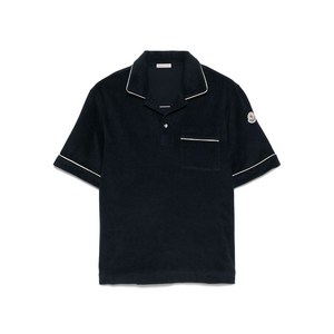 몽클레르 텍스처 폴로 셔츠, 블루계열, Standard S(KR 92-175)