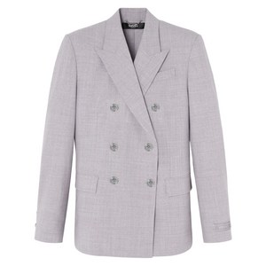 베르사체 더블 브레스티드 샴브레이 블레이저, 그레이계열, Italy 46(KR 88)