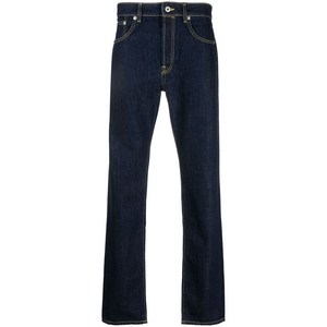 겐조 로고 패치 스트레이트 진, 블루계열, Waist (in) 31(KR 79)