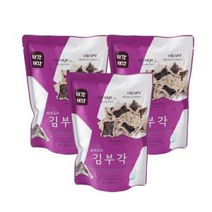 티각태각 바삭고소 김부각 60g 3개 1팩, 180g, 1세트