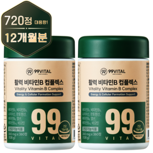 99바이탈 활력 비타민B 컴플렉스, 360정, 2개