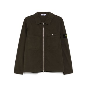 스톤 아일랜드 컴퍼스 배지 오버셔츠