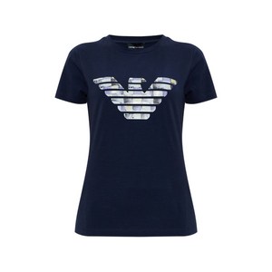 엠포리오아르마니 이글 로고 티셔츠, 블루계열, Standard S(KR 55)