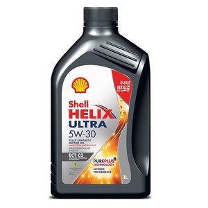 shell helix ultra ect c3 5w30 1L 엔진오일, 6개, 1000ml