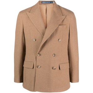 폴로랄프로렌 로고 패치 더블 브레스티드 스포츠 재킷