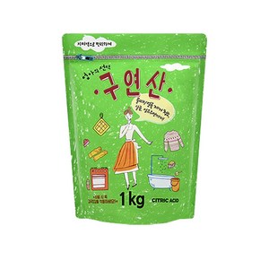 애경 엄마의선택 구연산, 1kg, 3개