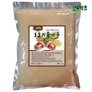 100% 도토리묵가루 1kg 도토리전분 묵재료, 1개