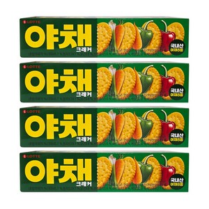 롯데웰푸드 야채 크래커, 83g, 4개