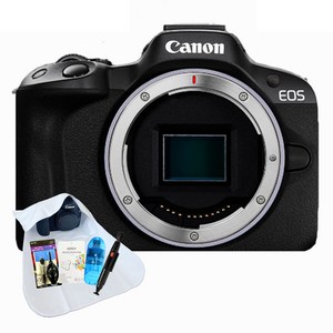 [포토리뷰이벤트] 캐논 EOS R50 바디 블랙 + 악세사리 5종 패키지 / 렌즈클리닝펜+액정보호필름+융+청소도구+리더기 _WJK
