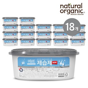 네츄럴오가닉 무향 탈취 강력제습제 특대용량 18P, 320g, 18개
