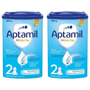 압타밀 프로누트라 분유 2단계, 800g, 2개