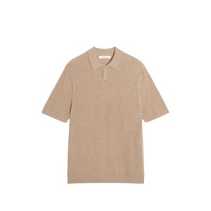 메종키츠네 텍스처 폴로 셔츠, 베이지계열, Standard L(KR 105)