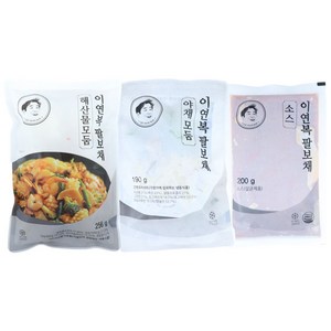 이연복 팔보채 2세트 해산물모둠 2팩 야채모둠 2팩 소스 2팩 중화 밀키트