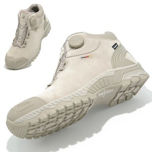 지벤 안전화 6인치 베이지 사막화 방수 다이얼 쿠션 깔창 KCS인증 작업화