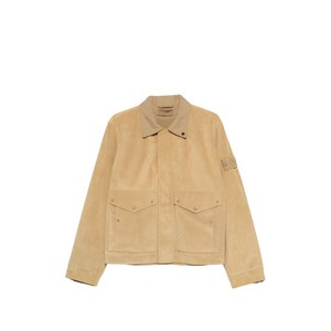 스톤 아일랜드 컴퍼스 로고 스웨이드 재킷, 베이지계열, Standard XL(KR 105)