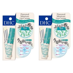 DHC 향기나는 모이스처 립 크림, 1.5g, 민트, 2개