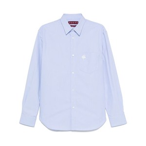 구찌 스트라이프 셔츠, 블루계열, Collar (in) 16(KR 115)