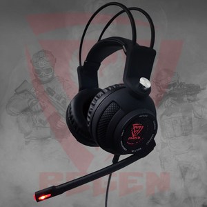 리젠 B510U 가상7.1채널 마이크 진동 헤드셋 USB타입 게이밍 헤드폰 어학용 인강용 PC방 노트북 고음질