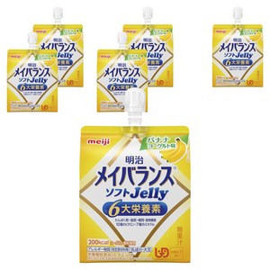 메이지 메이 밸런스 소프트 젤리 바나나 요거트 맛, 125ml, 6개