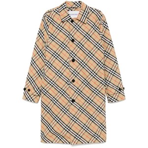 버버리 체크 코트, 베이지계열, UK/Italy 52(KR 105/110)