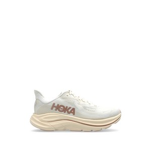 HOKA 클리프턴 10 로고 디테일 스니커즈, US 6.5(KR 235), 베이지계열