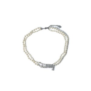 비비안웨스트우드 더블 펄 구체 네크리스