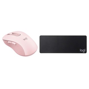 로지텍 시그니처 무선마우스 + 마우스 장패드