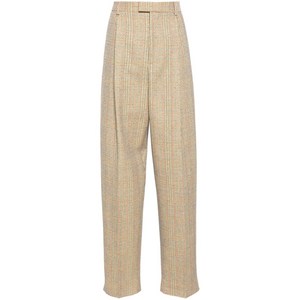 보테가 베네타 프린스 오브 웨일즈 패턴 팬츠, 베이지계열, Italy 38