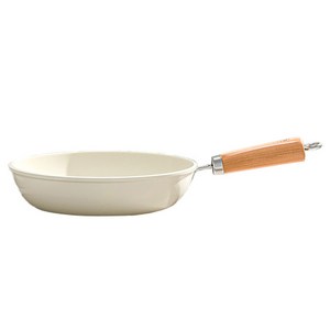 SoBuy 세라믹 코팅 편수 프라이팬 화이트, 22cm, 1개