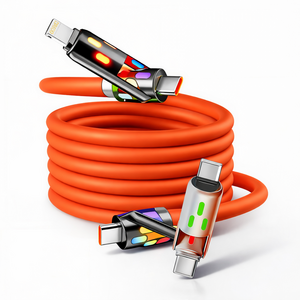 GACA 스마트폰 고속 충전 240W 4in1 멀티 케이블 2M