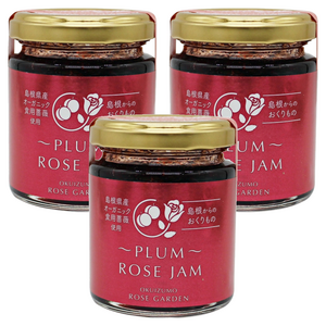 OKUIZMO ROSE GARDEN 플럼 로즈 잼, 110g, 3개