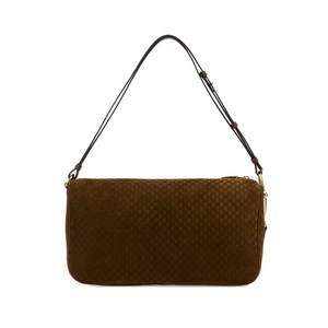 구찌 라지 홀스빗 스웨이드 숄더 백