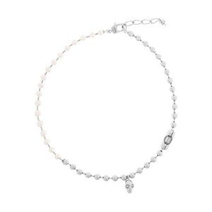 알렉산더맥퀸 스컬 펄 네크리스