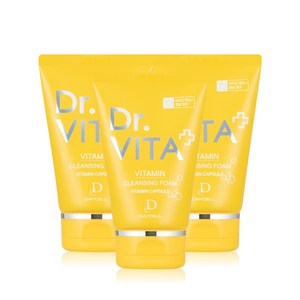 닥터비타 활력과 청량감을 듬뿍 비타민 E 캡슐 딥 클렌징 폼 100ml, 3개