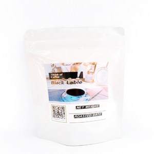 커피를생각하다 스페셜티 고급원두 블렌딩 블랙라벨 200g 500g 1kg, 분쇄안함(원두), 1개
