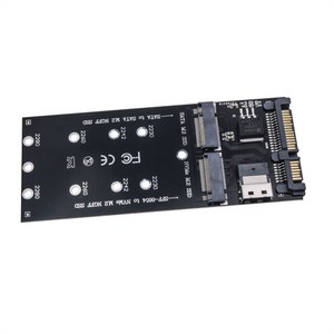 SATA M.2 어댑터 M2 NVME SSD to SFF-8654 CONVERTER 22PIN SATA에서 PC 데스크탑 메인 보드를위한 M2 확장 카드, 한개옵션1