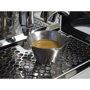 빈플랜트 스텐 에스프레소 샷잔 벨크리머 스테인리스 저그 눈금, 실버, 1개