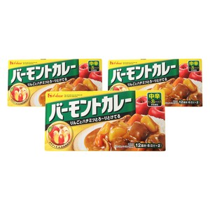하우스 바몬드카레 중간매운맛 230g x3개, 230g, 3개
