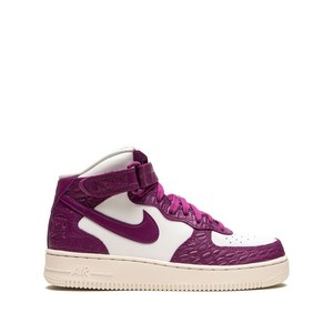 나이키 에어 포스 1 미드 도쿄 03 스니커즈, US 8.5(KR 255), 화이트계열+바이올렛/보라계열