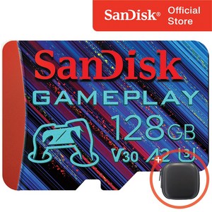 샌디스크 GamePlay 마이크로 SD 카드 닌텐도 스위치 스팀덱 전용 메모리 + 보관 케이스 패키지