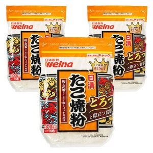 니씬 타코야키 믹스가루, 500g, 3개